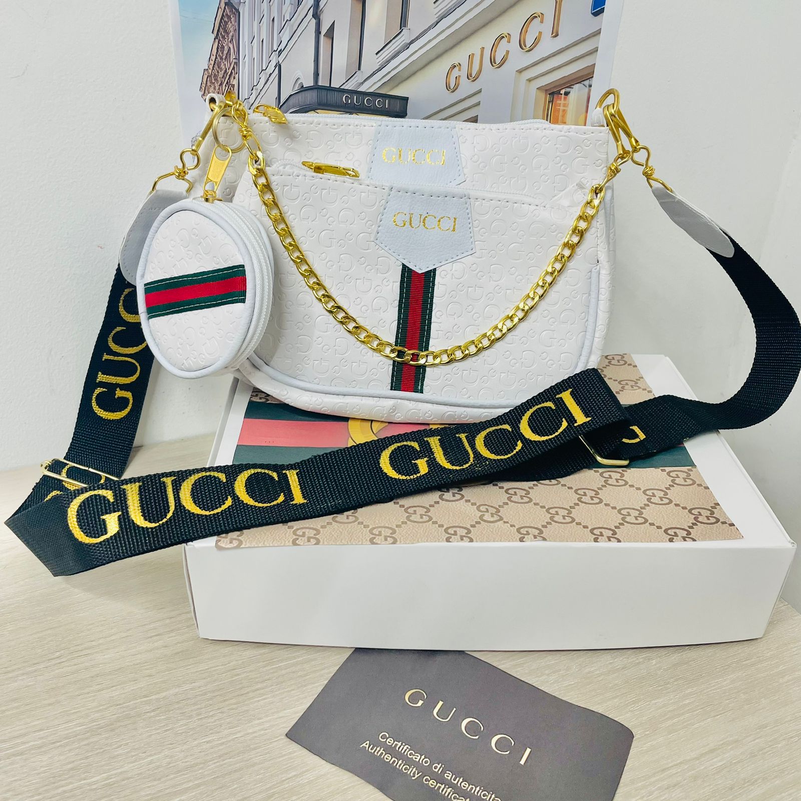 Riñonera GUCCI set por 3