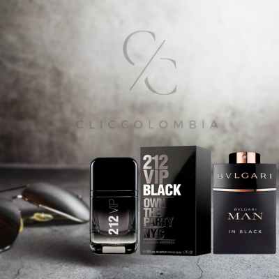 212 vip black+Bvulgari+Perfumero